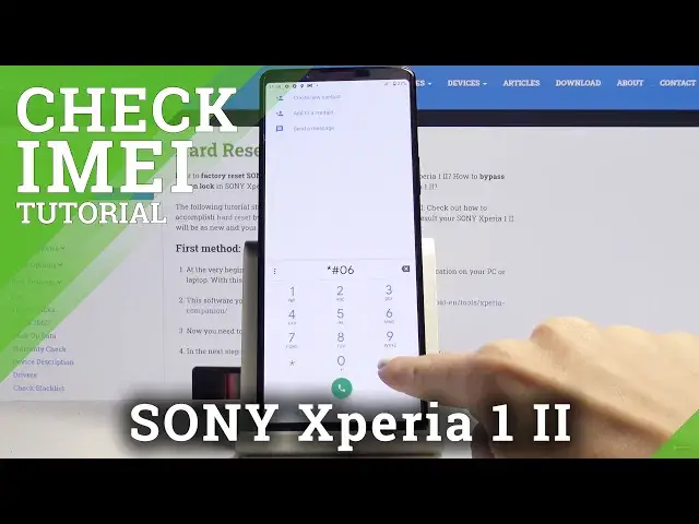 'Video thumbnail for How to Find IMEI and SN in SONY Xperia 1 II – IMEI Status and Serial Number'