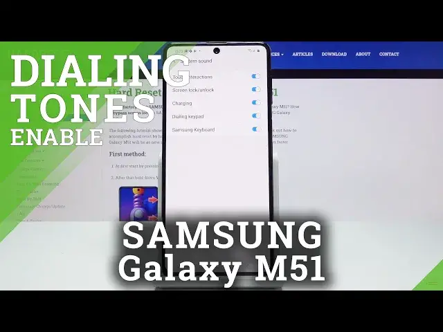 'Video thumbnail for How to Enable Dial Pad Tones in SAMSUNG Galaxy M51 – Disable Dial Pad Sounds'