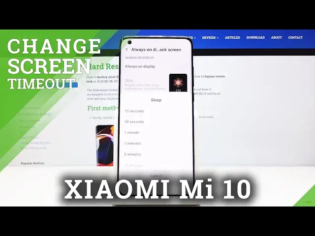 'Video thumbnail for How to Set Screen Timeout in XIAOMI Mi 10 – Blackout Time'