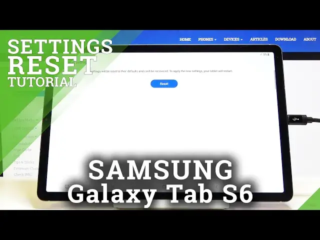 'Video thumbnail for How to Reset Settings in SAMSUNG Galaxy Tab S6 – Restore Settings'