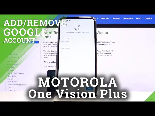 Video thumbnail for How to Add / Remove Google Account in MOTOROLA One Vision Plus – Enable Google Account