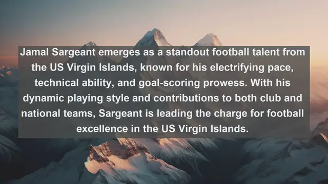 Video thumbnail for Rising Stars: Top 10 Football Players from the US Virgin Islands