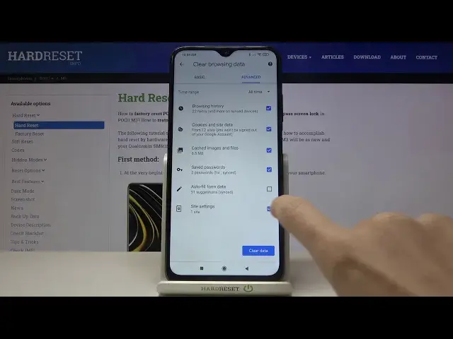 'Video thumbnail for How to Clear Browsing Data in POCO M3 – Browsing History Removal'