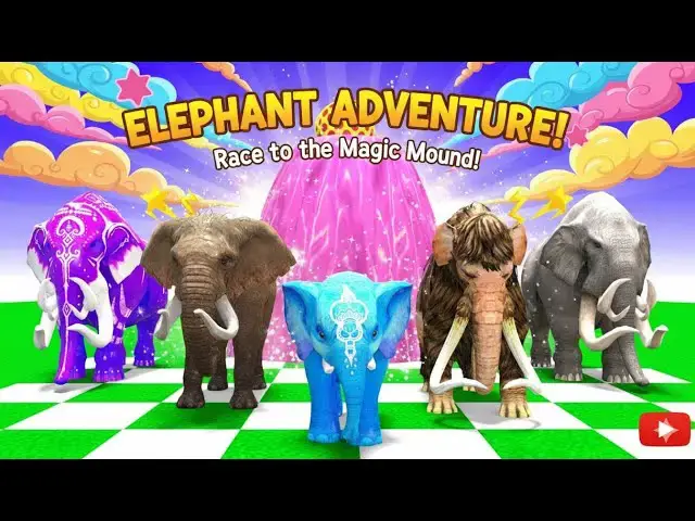 'Video thumbnail for Long Slide Game With Cow Elephant Gorilla Hippopotamus Tiger   3d Animal Game   Funny 3d Animals 1'