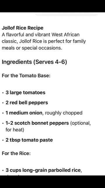 Video thumbnail for The Secret to Perfect Jollof Rice Every Time—Your Taste Buds Will Thank You