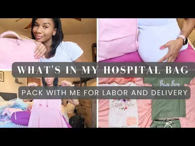 Video thumbnail for What's In My Hospital Bag: Labor and Delivery Hospital Bag Pack With Me