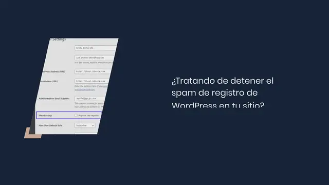 Video thumbnail for ¿Cómo detener el spam de registro de WordPress? (plugins y tácticas)