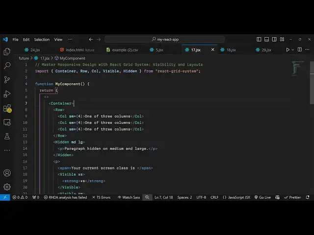 Video thumbnail for React.js Responsive Design Grid System Bootstrap Alternative Using react- grid-system
