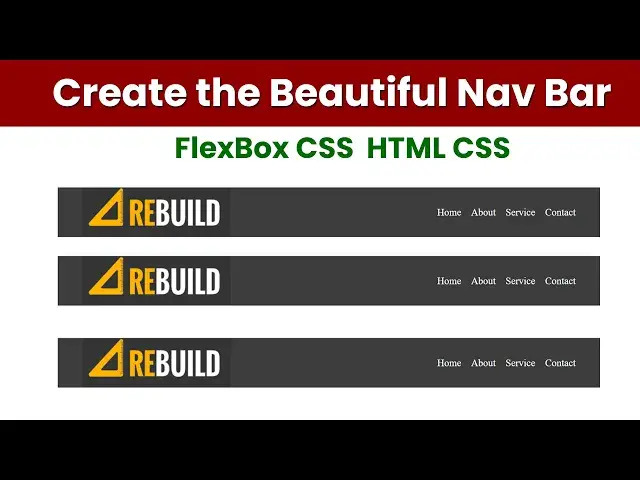 Video thumbnail for Create the Beautiful Nav Bar FlexBox CSS  HTML CSS in Tamil