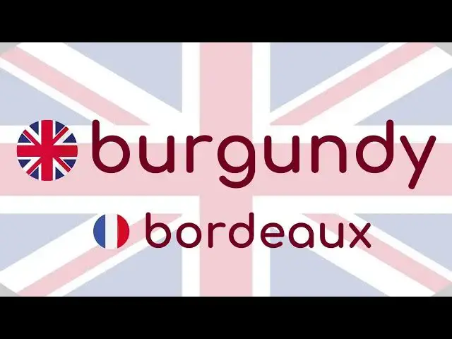 Video thumbnail for Comment prononcer « burgundy » en anglais