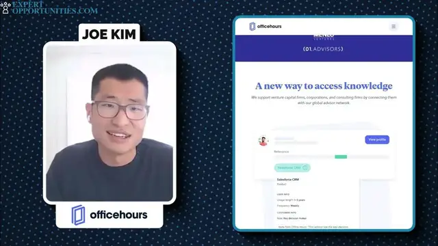 'Video thumbnail for Profit from What You Know: Office Hours' Expert Network Evolution'