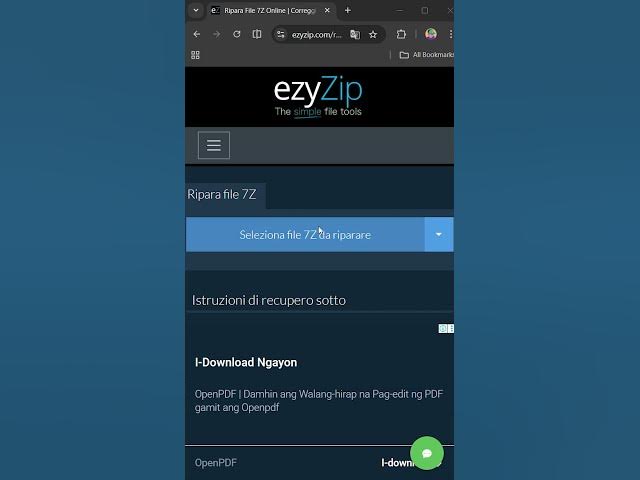 Video thumbnail for 📦 Come Riparare File 7z Danneggiati Online Gratuitamente | Nessuna Installazione Software Richiesta