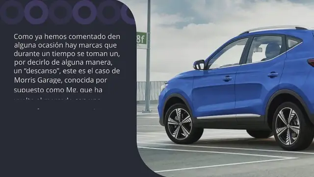 Video thumbnail for MG ZS EV, el suv urbano eléctrico perfecto.