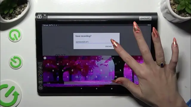 Video thumbnail for How to Record Sounds on LENOVO Yoga Smart Tab YT-X705F?