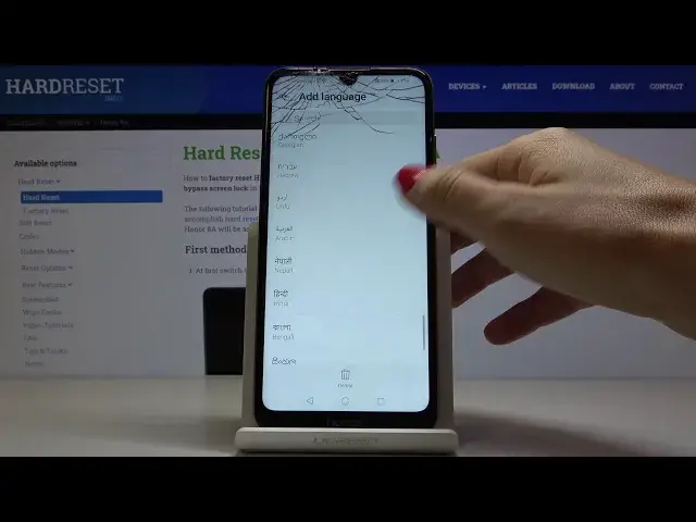 'Video thumbnail for How to Change Language in Huawei Honor 8A - Set Up Default Language'