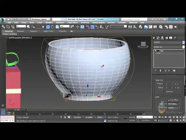 Video thumbnail for Thực hành 3ds Max - Bài 19: Lệnh Taper  - Ứng dụng làm cong đối tượng trong 3Dsmax