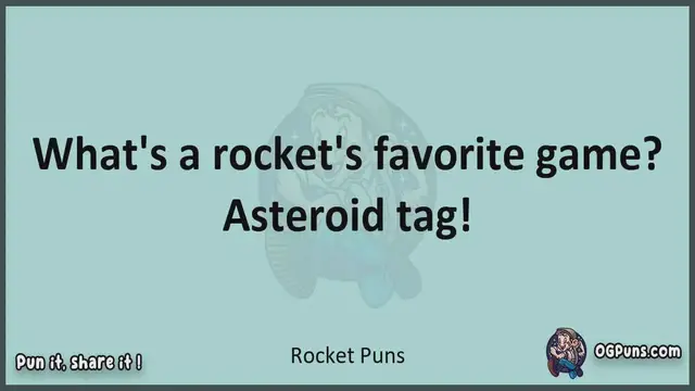 Video thumbnail for Rocket - Jokes, Puns, Wordplays, and Laughter