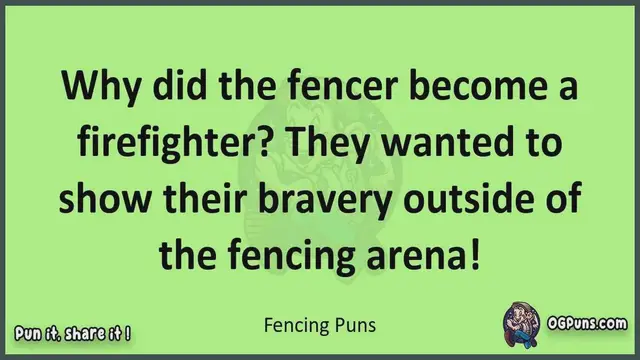 Video thumbnail for Fencing - Jokes, Puns, Wordplays, and Laughter