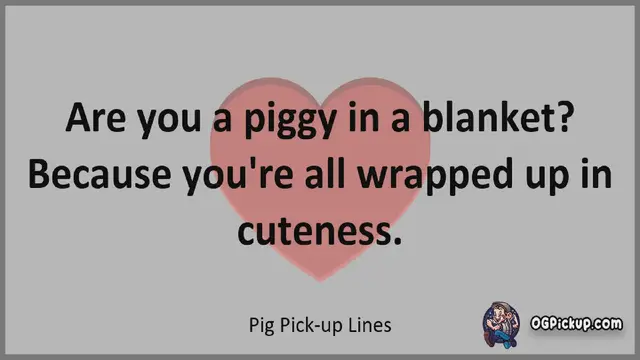 Video thumbnail for Pig - Pickup-Lines & Rizz for Him & for Her