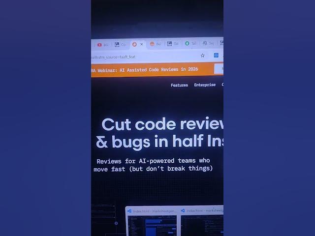 Video thumbnail for This CodeRabbit VS Code AI Reviews Your Code 😳 (Beats GitHub Copilot, Claude & ChatGPT) #shorts