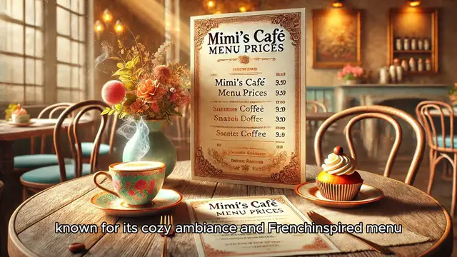 Video thumbnail for Mimi’s Café Menu prices