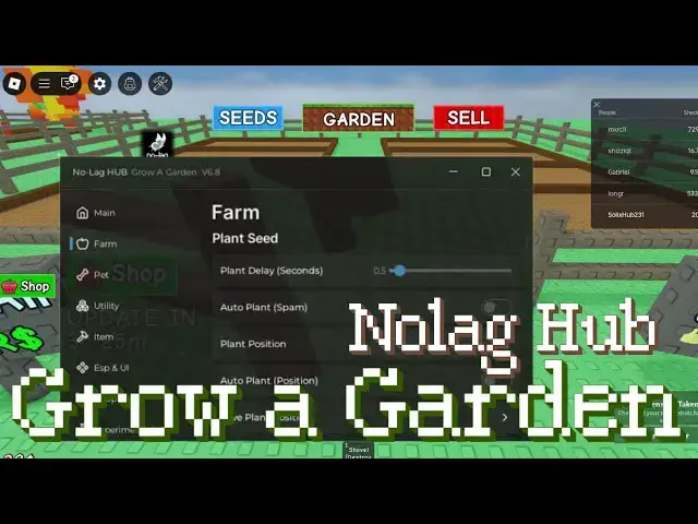 'Video thumbnail for Grow a Garden Script | No Lag Hub, Auto Farm, Auto Buy, Auto Sell (NO KEY)'