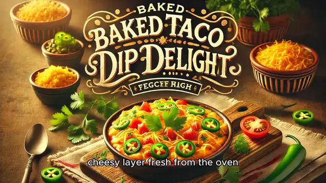 'Video thumbnail for Baked Taco Dip Delight'