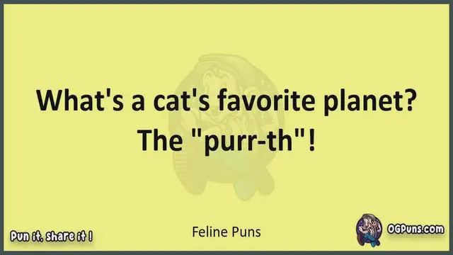 Video thumbnail for Feline - Jokes, Puns, Wordplays, and Laughter