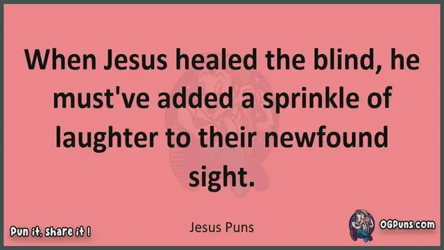 Video thumbnail for Jesus - Jokes, Puns, Wordplays, and Laughter