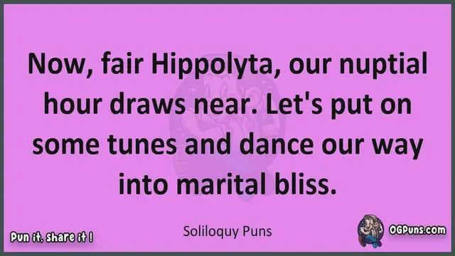 Video thumbnail for Soliloquy - Jokes, Puns, Wordplays, and Laughter