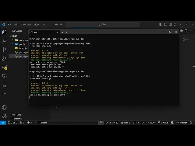Video thumbnail for [FIX] nodemon is not recognized as an external or internal command in Terminal [SOLVED]