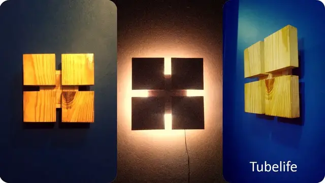 Video thumbnail for wooden wall lamp | lampshade ideas | Room Decor