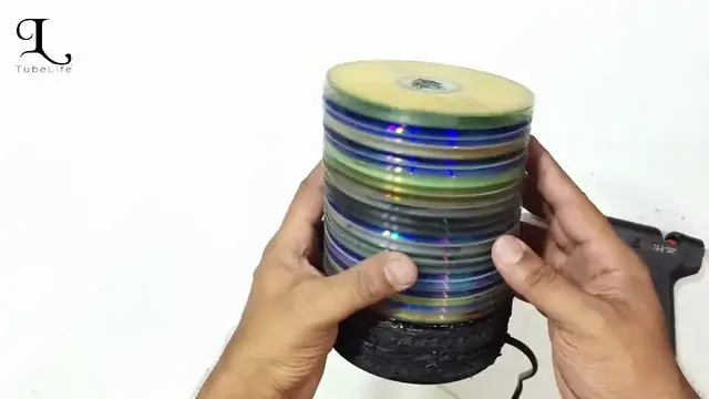 Video thumbnail for Recycled Lamp With Old CD |  Handmade  Lampshade  | Recycled Craft Ideas| TubeLife