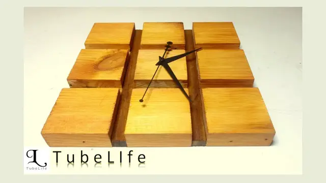 Video thumbnail for DIY Wall Clock | wooden clock