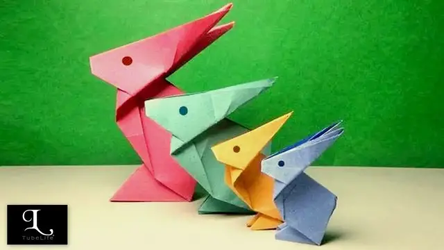 Video thumbnail for How to make a paper Rabbit step by step | Origami craft