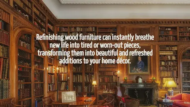 Video thumbnail for How To Refinish Wood Furniture