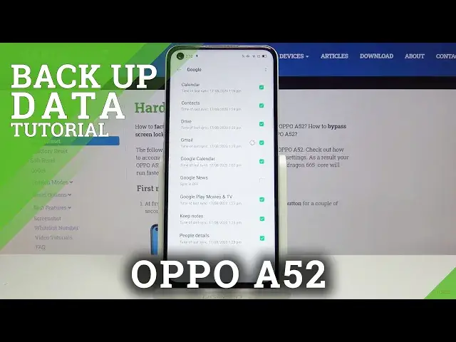 'Video thumbnail for How to Enable Google Backup in OPPO A52 – Backup Data to Google Drive'