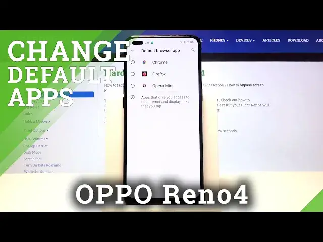 Video thumbnail for How to Set Up Default Apps in OPPO Reno 4 - Change Apps Customization