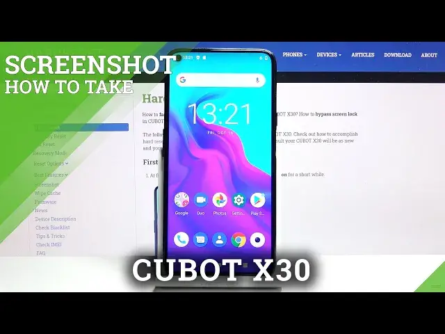 Video thumbnail for How to Capture Screen in CUBOT X30 – Take Screenshot