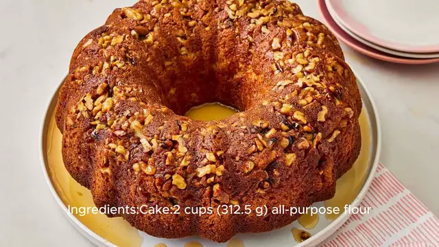 Video thumbnail for Rum cake recipe