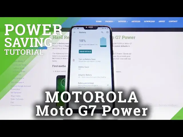'Video thumbnail for How to Enter Power Saving Mode in MOTOROLA Moto G7 Power – Save Battery'
