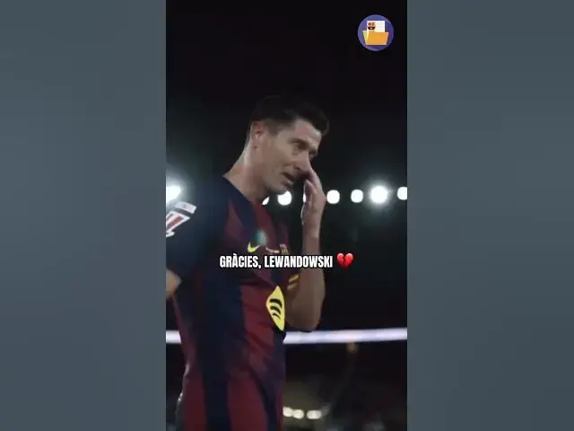 Video thumbnail for 💔 Lewandowski se despidió del Camp Nou en medio de ovaciones y empezó a sonar…