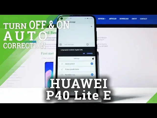 'Video thumbnail for How to Select SwiftKey Autocorrection in HUAWEI P40 Lite E – Turn On Predicting Words'