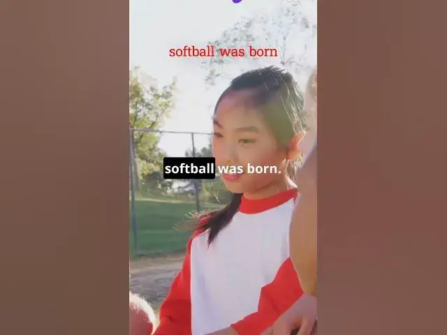 Video thumbnail for Softball Was Born  #ball #facts #sportsball #shorts