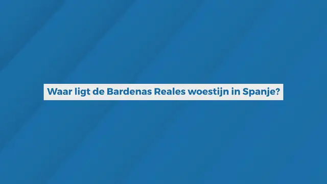 Video thumbnail for BARDENAS REALES: TIPS VOOR DEZE WOESTIJN IN SPANJE