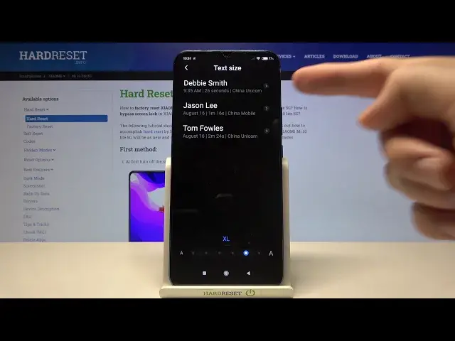 'Video thumbnail for How to Personalize Font Size in Xiaomi Mi 10 Lite 5G – Locate Font Settings'