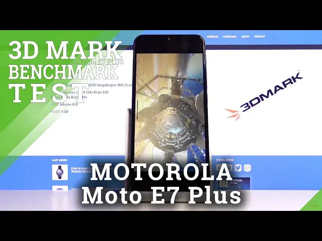 'Video thumbnail for How Motorola Moto E7 Plus works in 3DMark Benchmark'