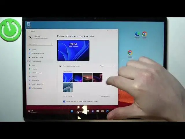 Video thumbnail for Microsoft Surface Pro X - How To Change Lock Screen Wallpaper
