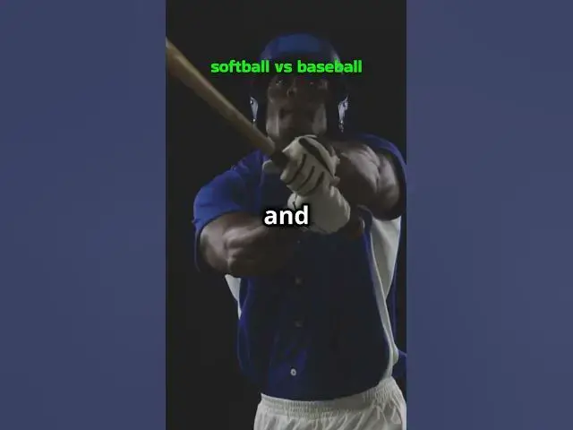 Video thumbnail for Which do you like? Softball Or Baseball #sports #baseball #softball #shorts