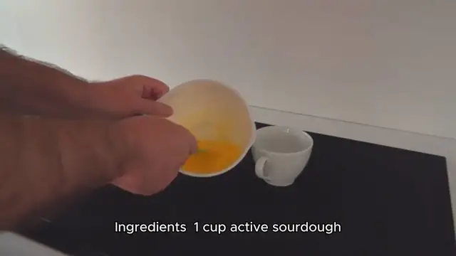 Video thumbnail for Sourdough bagel recipe with starter plan